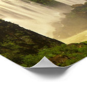 Südamerika, Argentinien, Brasilien, Igwacu Falls Poster (Ecke)