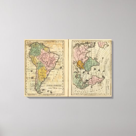 Südamerika, Atlantik Leinwanddruck (Vorderseite)