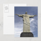 Südamerika, Brasilien, Rio de Janeiro Christ Postkarte (Vorne/Hinten)