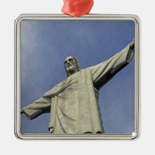 Südamerika, Brasilien, Rio de Janeiro. Christus 2 Silbernes Ornament