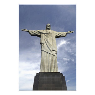 Südamerika, Brasilien, Rio de Janeiro. Christus Fotodruck