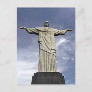 Südamerika, Brasilien, Rio de Janeiro. Christus Postkarte