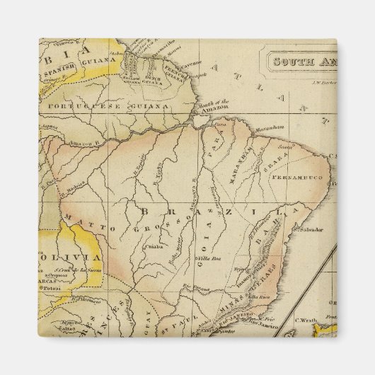 Südamerika, Britische Inseln Magnet (Vorne)