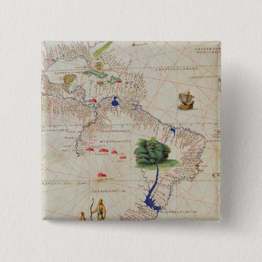 Südamerika Button (Vorderseite)