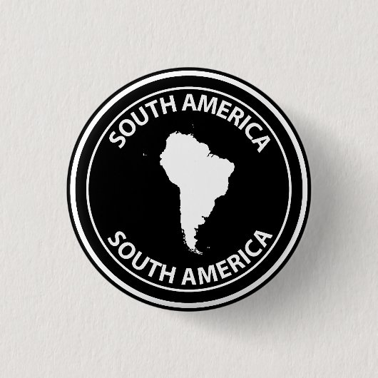 Südamerika Button (Vorderseite)
