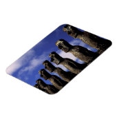 Südamerika, Chile, Osterinsel, Ahu Akiri. Magnet (Linke Seite)