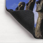 Südamerika, Chile, Osterinsel, Ahu Akiri. Mousepad (Ecke)