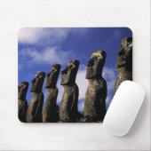 Südamerika, Chile, Osterinsel, Ahu Akiri. Mousepad (Mit Mouse)