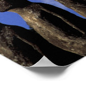 Südamerika, Chile, Osterinsel, Ahu Akiri. Poster (Ecke)