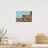 Südamerika, Chile, Valparaiso. Deutsch Poster (Küche)