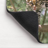 Südamerika, Ecuador, Amazonas. Ozelot Mousepad (Ecke)