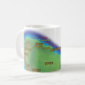 Südamerika Kaffeetasse (Vorderseite Links)