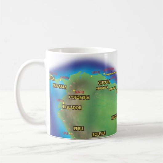 Südamerika Kaffeetasse (Links)