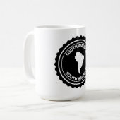 Südamerika Kaffeetasse (Vorderseite Links)