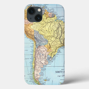 SÜDAMERIKA: KARTE, c1890 Case-Mate iPhone Hülle