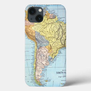 SÜDAMERIKA: KARTE, c1890 Case-Mate iPhone Hülle