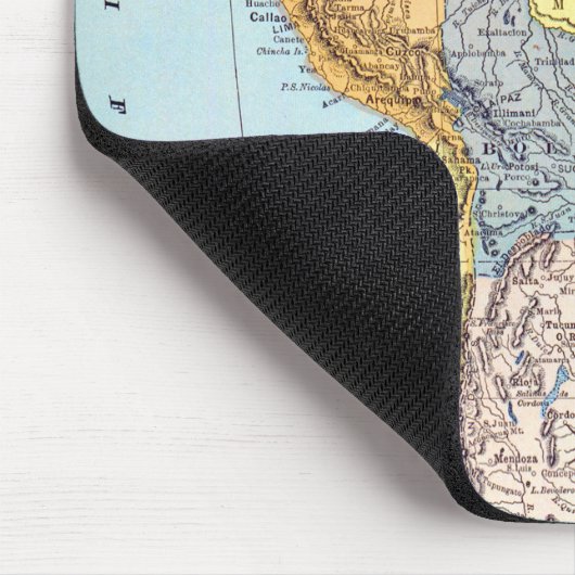 SÜDAMERIKA: KARTE, c1890 Mousepad (Ecke)