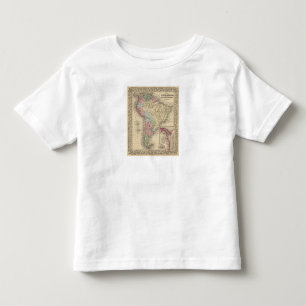 Südamerika-Karte durch Mitchell Kleinkind T-shirt