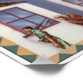 Südamerika-Karte Poster (Ecke)