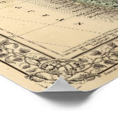 Südamerika-Karte von Mitchell Poster (Ecke)