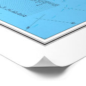 " Südamerika: Klassische Karte 2007 ... Poster (Ecke)