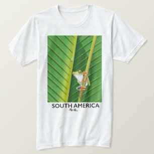 Südamerika-Laubfrosch-Urlaubsposter T-Shirt