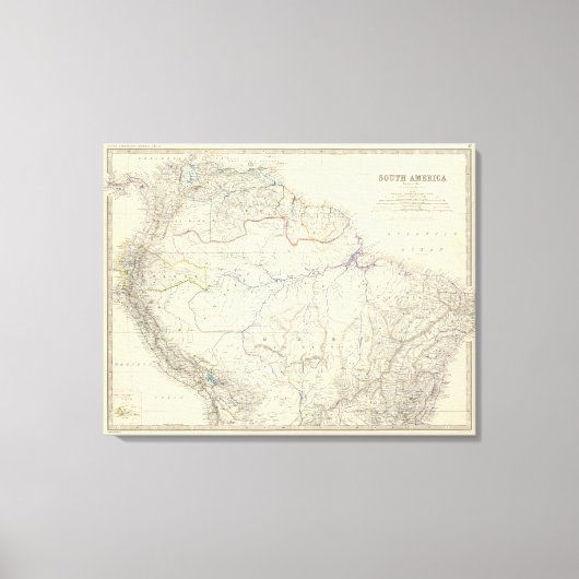 Südamerika Leinwanddruck (Vorderseite)
