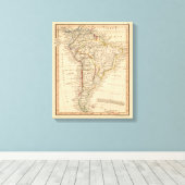 Südamerika Leinwanddruck (Insitu (Holzboden))