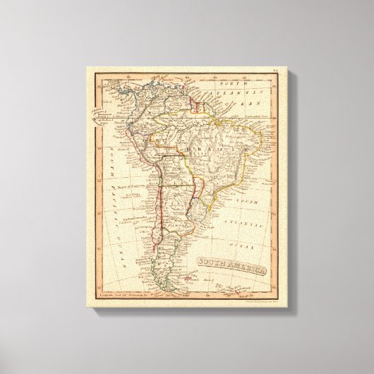 Südamerika Leinwanddruck (Vorderseite)