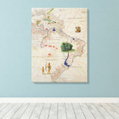 Südamerika Leinwanddruck (Insitu (Holzboden))