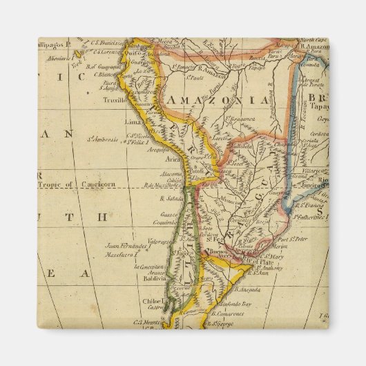 Südamerika Magnet (Vorne)