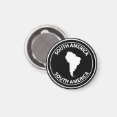 Südamerika Magnet (Vorderseite/Rückseite)