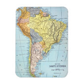 SÜDAMERIKA: MAP, c1890 Magnet (Vertikal)