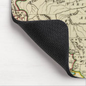 Südamerika mit umrissenen Grenzen Mousepad (Ecke)