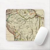 Südamerika mit umrissenen Grenzen Mousepad (Mit Mouse)