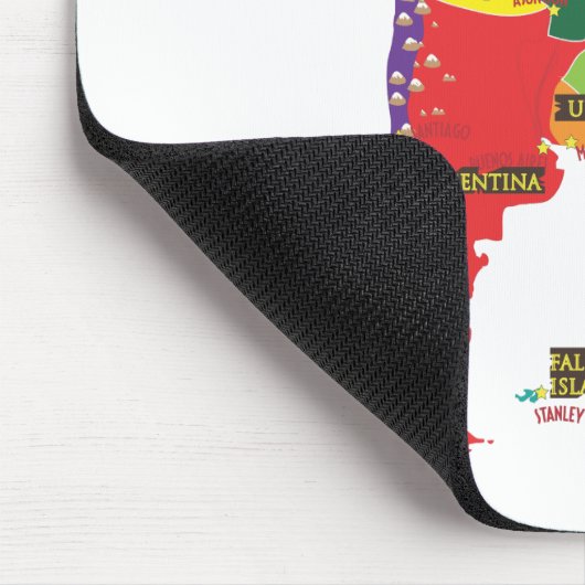 Südamerika Mousepad (Ecke)