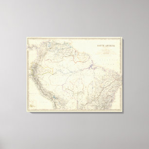 Südamerika N Leinwanddruck