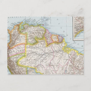 Sudamerika nordliches Blatt - Südamerika Karte