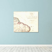 Südamerika Nordost Leinwanddruck (Insitu (Holzboden))