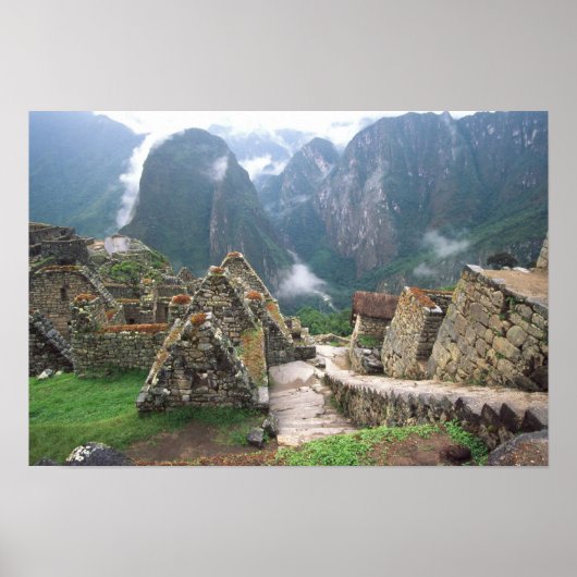 Südamerika, Peru, Machu Picchu Poster (Vorne)