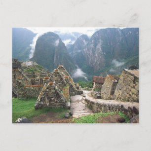Südamerika, Peru, Machu Picchu Postkarte