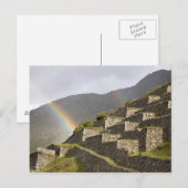 Südamerika, Peru, Machu Picchu Rainbows Postkarte (Vorne/Hinten)