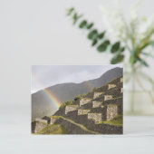 Südamerika, Peru, Machu Picchu Rainbows Postkarte (Stehend Vorderseite)
