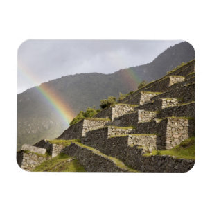 Südamerika, Peru, Machu Picchu. Regenbögen über Magnet