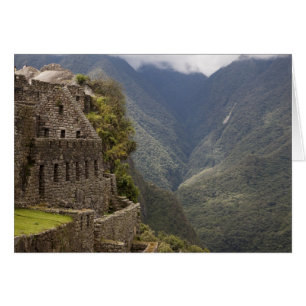 Südamerika, Peru, Machu Picchu. Steinerne Ruinen
