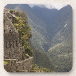 Südamerika, Peru, Machu Picchu. Steinerne Ruinen Untersetzer