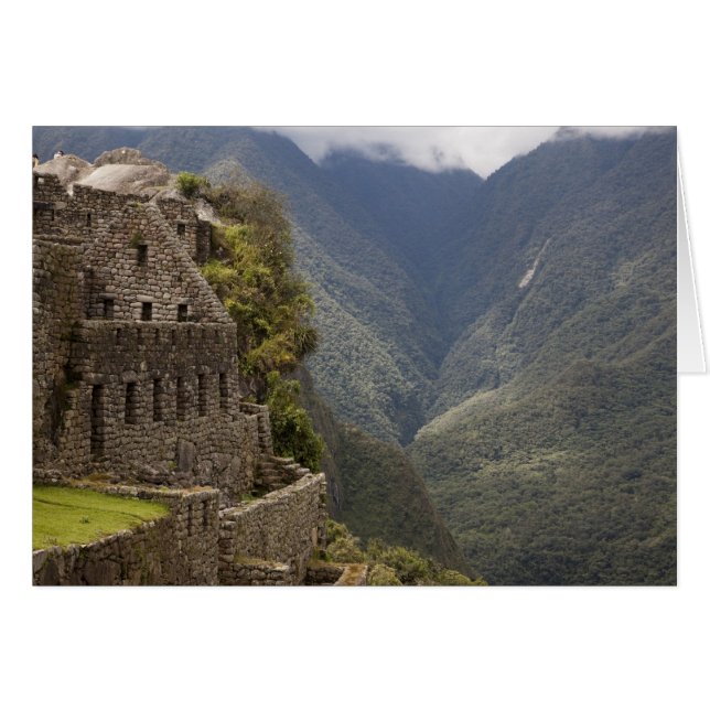 Südamerika, Peru, Machu Picchu Steinruinen (Vorderseite (Horizontal))