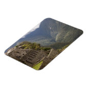 Südamerika, Peru, Machu Picchu Steinruinen Magnet (Linke Seite)