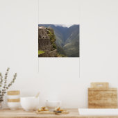 Südamerika, Peru, Machu Picchu Steinruinen Poster (Küche)