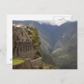 Südamerika, Peru, Machu Picchu Steinruinen Postkarte (Vorne/Hinten)